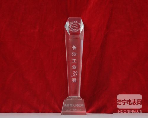 威勝集團(tuán)榮獲“2013年度長(zhǎng)沙工業(yè)三十強(qiáng)”等榮譽(yù)稱(chēng)號(hào)