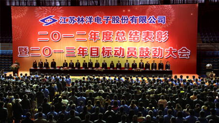 奮斗2013年，為開啟林洋事業(yè)新的征程而努力奮斗