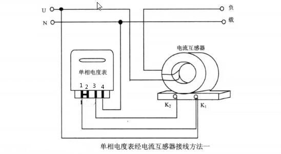 單相電表接線(xiàn)圖